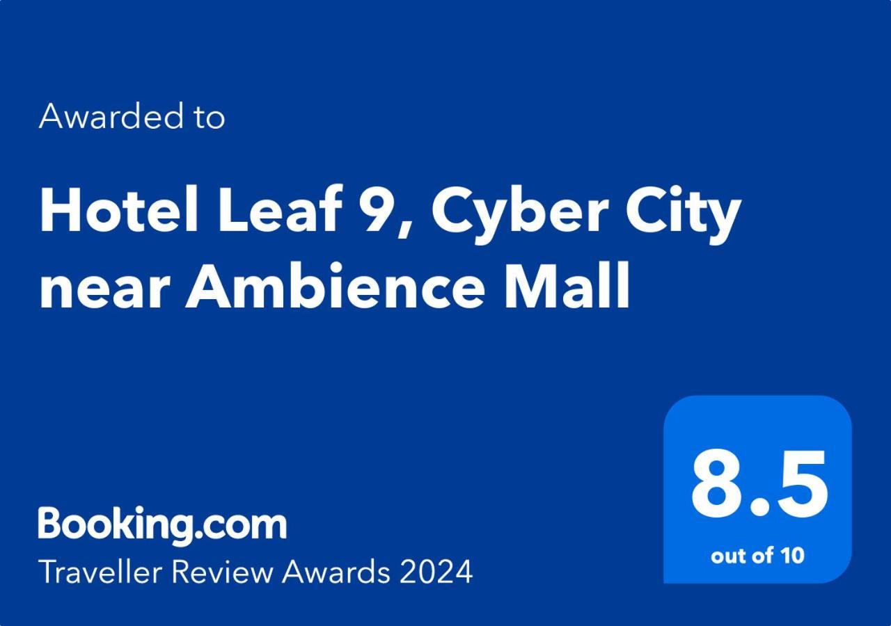 Hotel Leaf 9, Cyber City Near Ambience Mall 구르가온 외부 사진